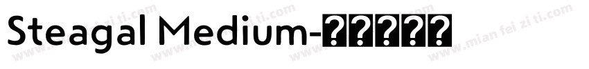 Steagal Medium字体转换